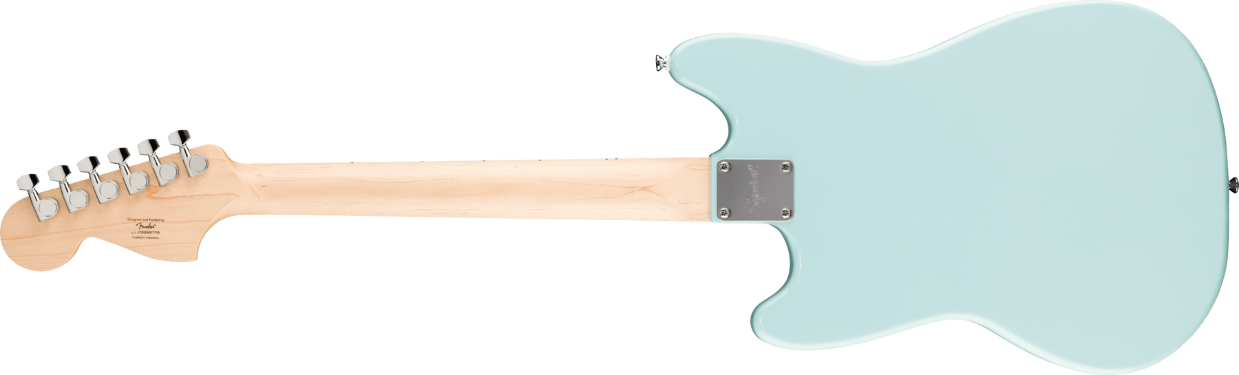 Squier Sonic Mustang With Maple Fingerboard - White Pickguard - Daphne Blue