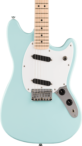 Squier Sonic Mustang With Maple Fingerboard - White Pickguard - Daphne Blue