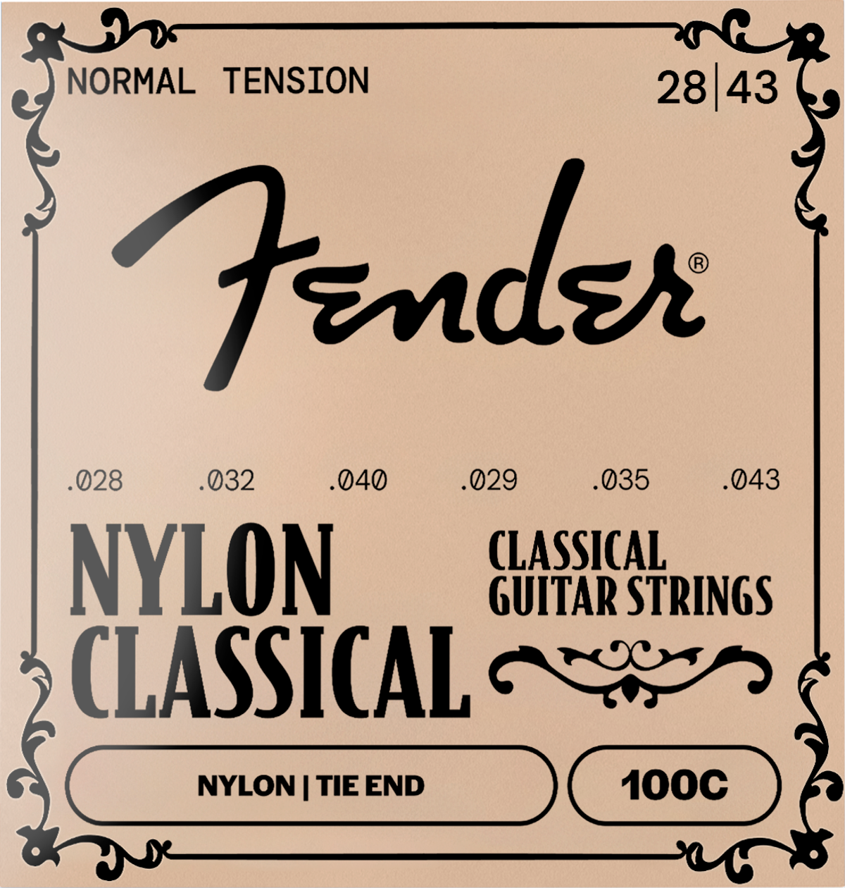 100C Nylon Classical Guitar Strings Tie End