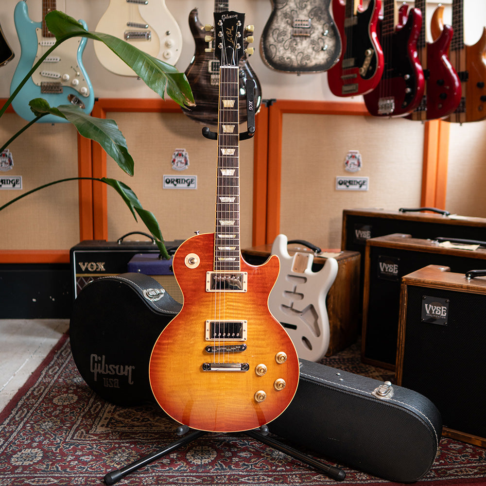 2007 Gibson Les Paul Standard Plus Top - Cherry Sunburst - OHSC - Preowned