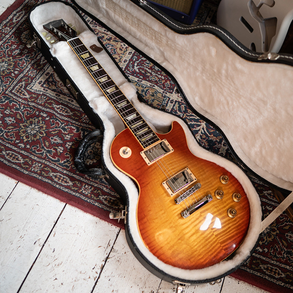 2007 Gibson Les Paul Standard Plus Top - Cherry Sunburst - OHSC - Preowned