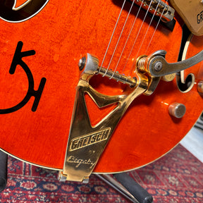 1992 Gretsch 6120 Nashville G Brand - Transparent Orange - OHSC - Preowned