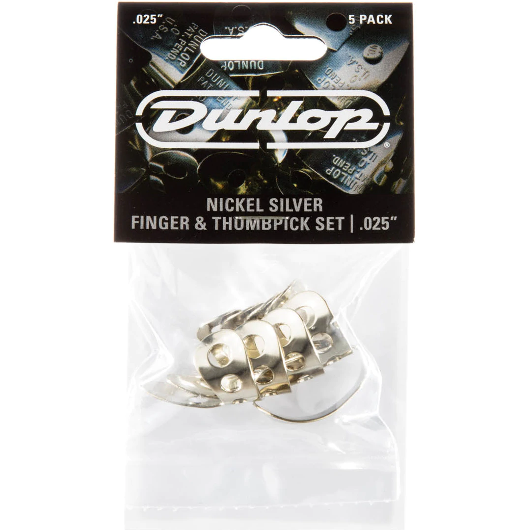 Jim Dunlop 33P025 Metal Thumb & Fingerpick Set