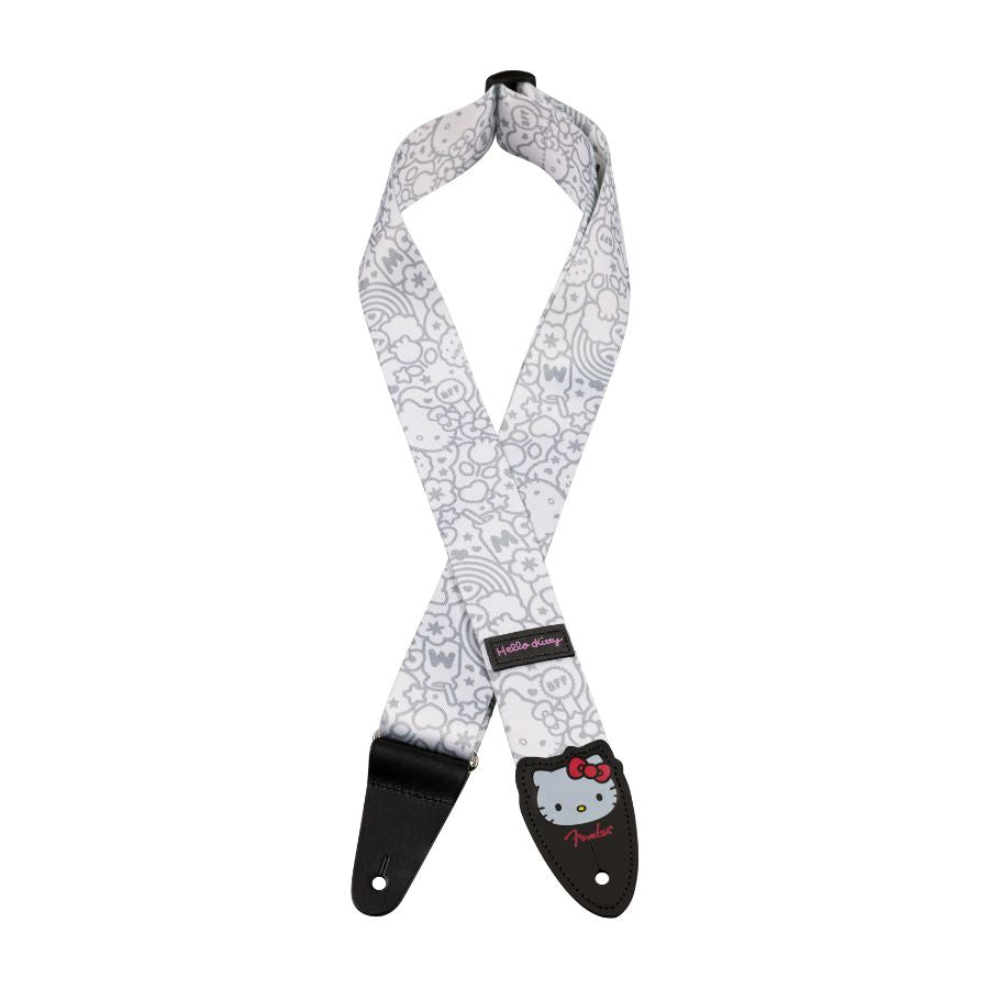 Fender X Hello Kitty White Poly Strap