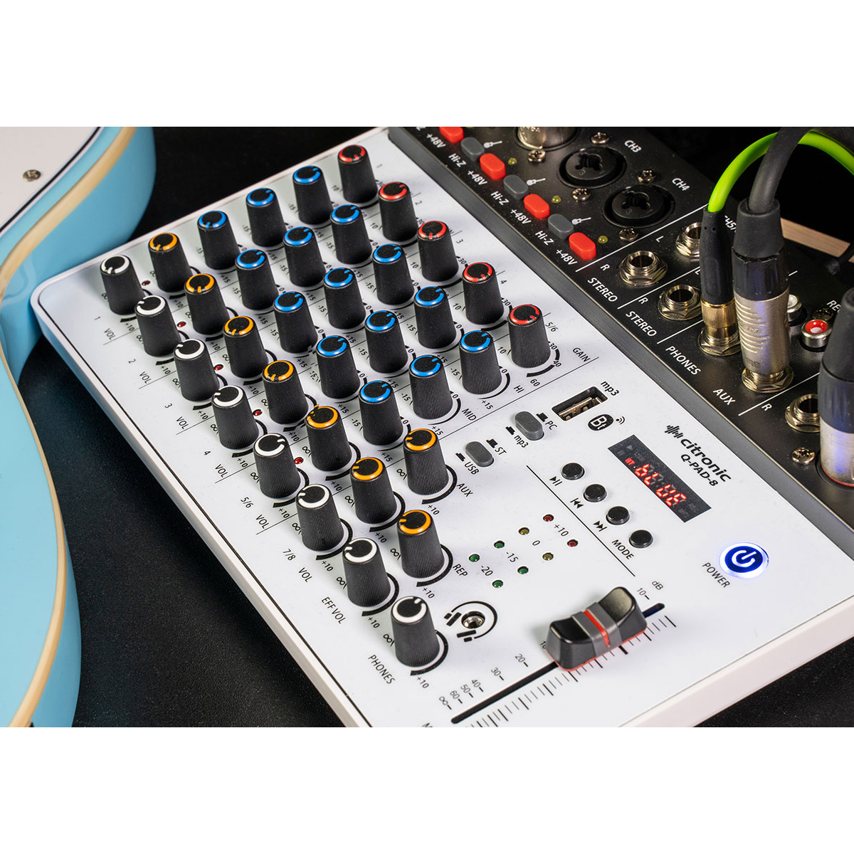 Citronic Q-PAD-8 Compact Mixer 8 Channel