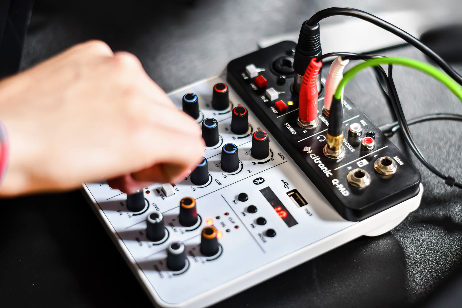 Citronic - Q-PAD Compact Mixer + USB/BT/mp3