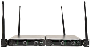 Chord SU20 Dual UHF Beltpack Microphone Set Red + Green