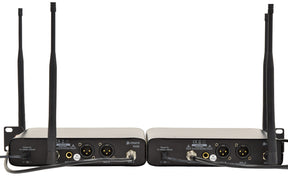 Chord SU20 Dual UHF Beltpack Microphone Set Red + Green