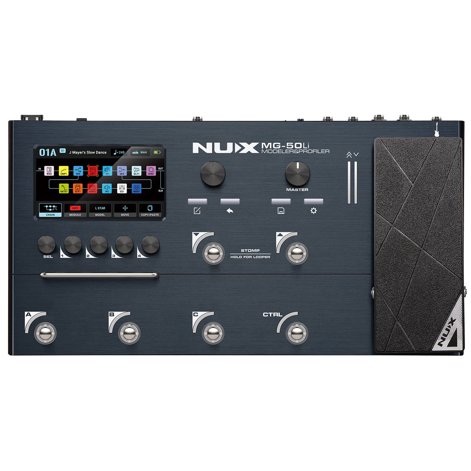 NU-X MG-50li Guitar Multi-Effects With Modeler & Profiler - Shadow Mist