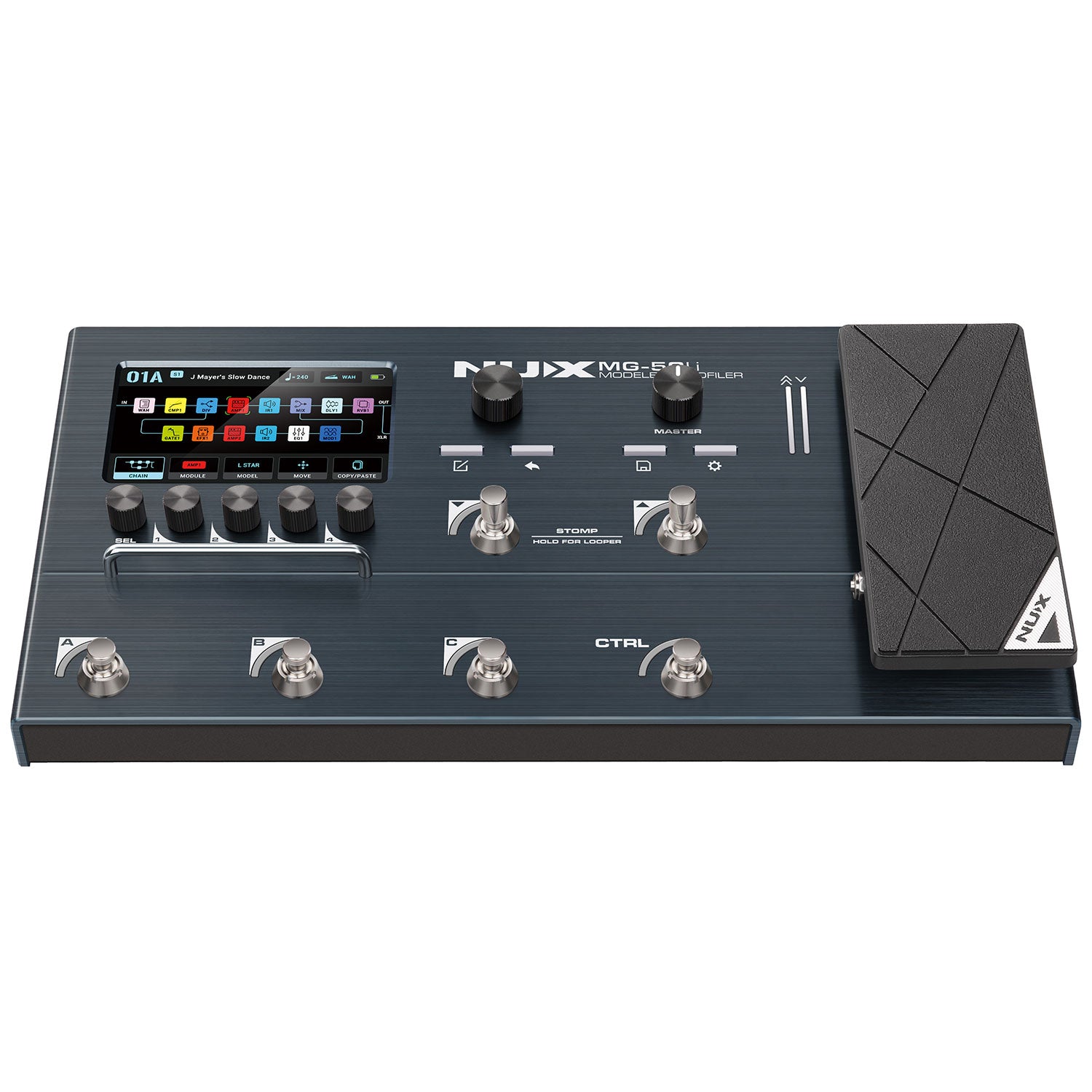 NU-X MG-50li Guitar Multi-Effects With Modeler & Profiler - Shadow Mist