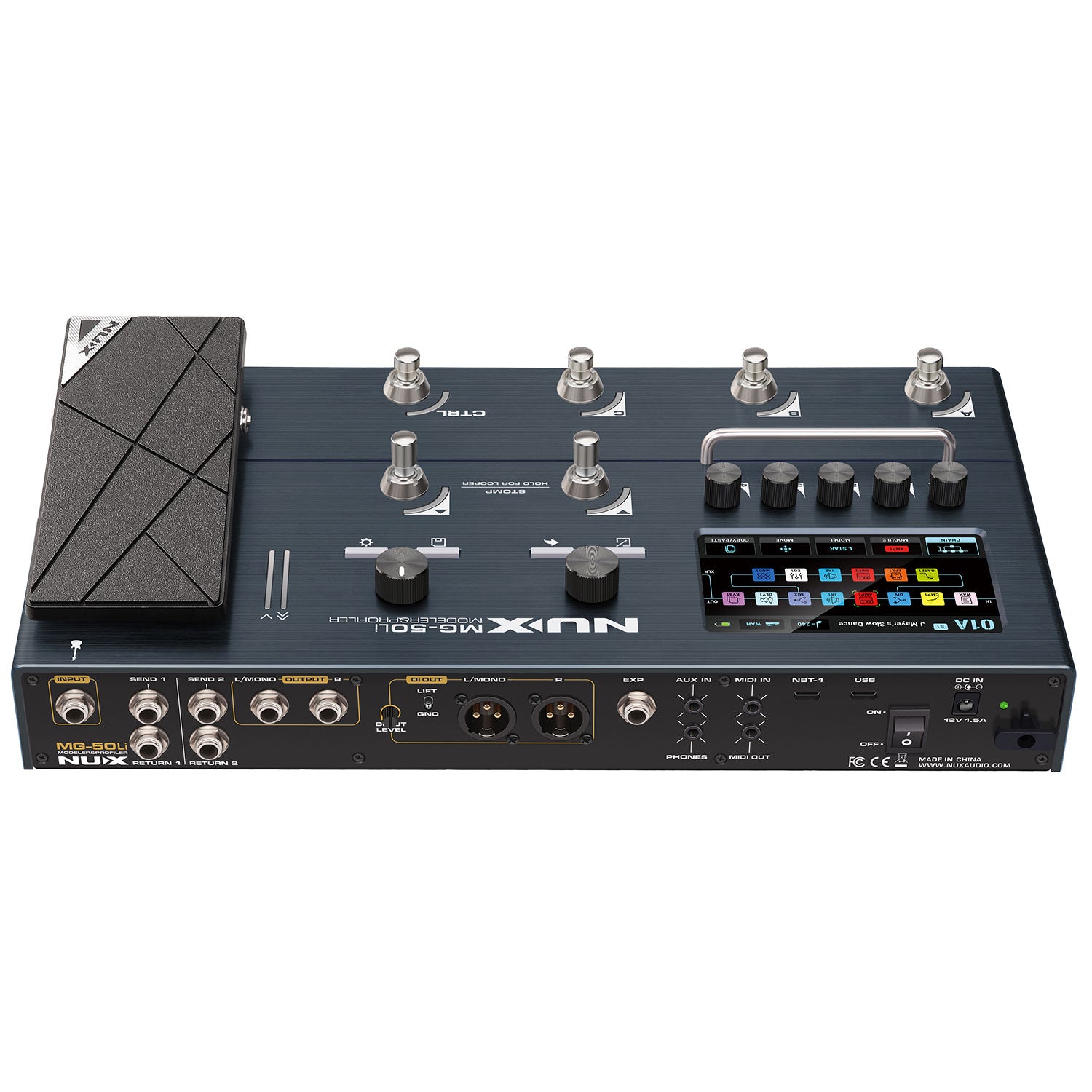 NU-X MG-50li Guitar Multi-Effects With Modeler & Profiler - Shadow Mist