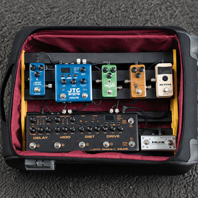 NU-X Large Bumblebee Pedalboard + Bag + Accessories