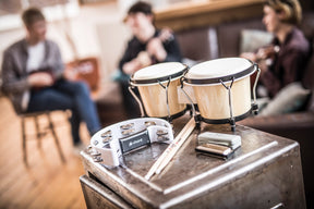 Chord Tambourine - Single D white