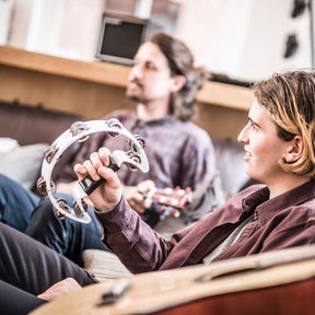 Chord Tambourine - Single D white