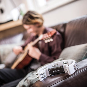 Chord Tambourine - Single D white