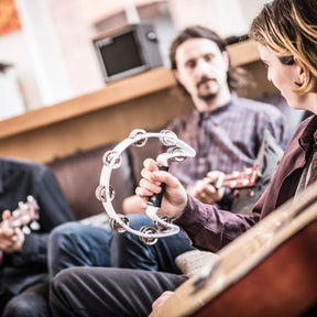 Chord Tambourine - Single D white