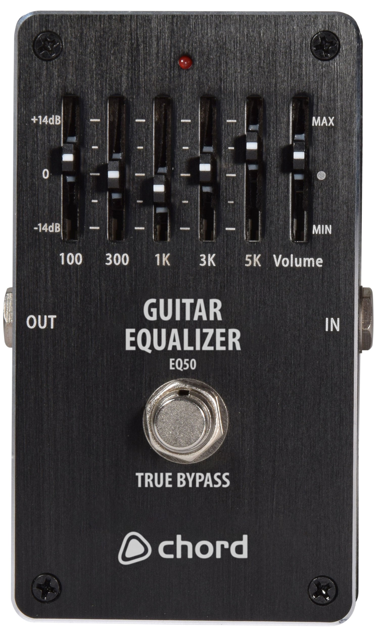graphic eq guitar pedal Chord EQ-50 5-band Graphic EQ Pedal