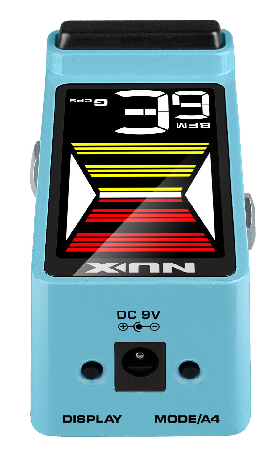 NU-X Flow MKII Tune Pedal - Guitar Pedal Tuner - Blue