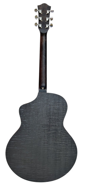 Chord Nomad Electro-Acoustic Guitar  Black Quilted Maple