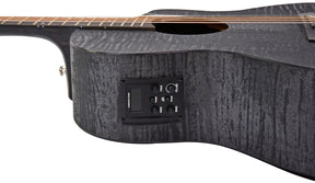 Chord Nomad Electro-Acoustic Guitar  Black Quilted Maple