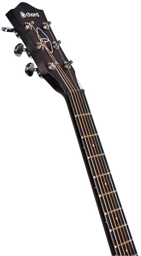 Chord Nomad Electro-Acoustic Guitar  Black Quilted Maple