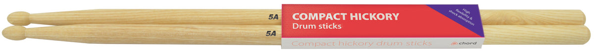 Chord Compact hickory sticks 5A|W - pair