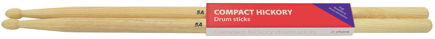 Chord Compact hickory sticks 5A|W - pair