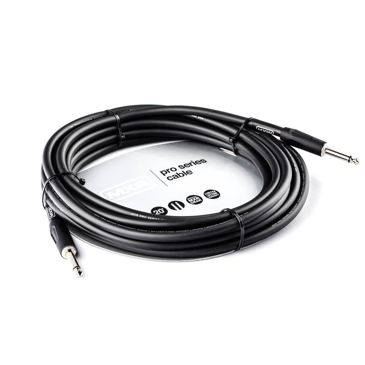 MXR 20 FT PRO SERIES INSTRUMENT CABLE - STRAIGHT / STRAIGHT