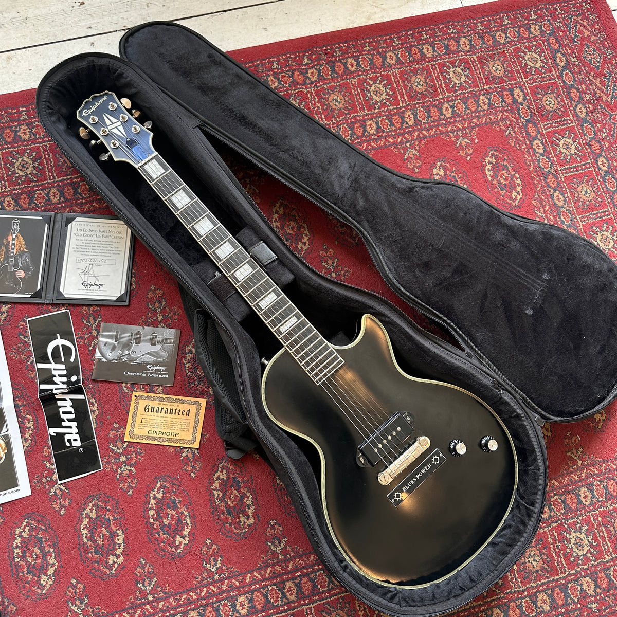 Epiphone Jared James Nichols “Blues Power” Les Paul Custom - Gig Bag - Preowned