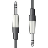 Citronic Classic Audio Leads 6.3mm TRS Jack Plug - 6.3mm TRS Jack Plug