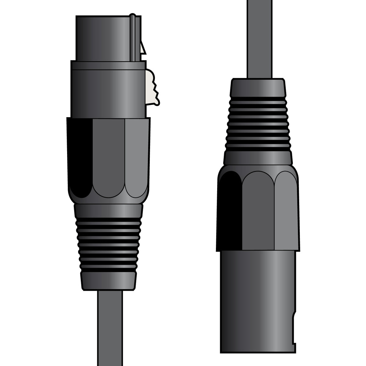 Citronic Classic Microphone Leads XLR Female - XLR Male