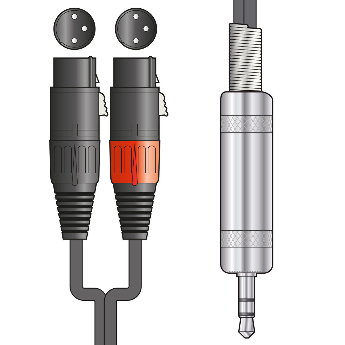Citronic 3.5mm to Stereo XLR