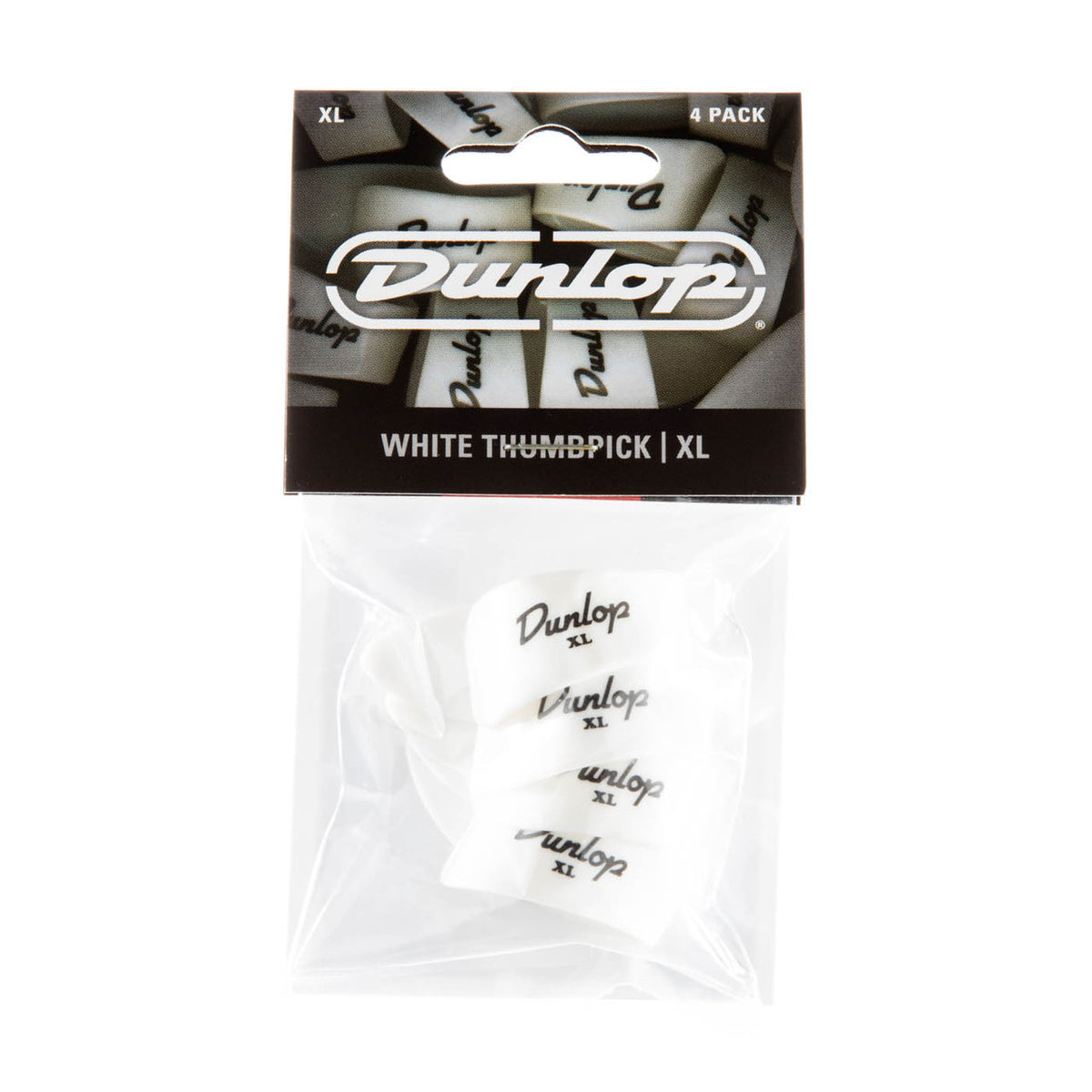 Jim Dunlop White Extra Large Thumbpicks 4 Pack
