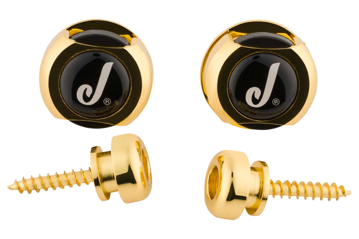 Jackson Guitar Strap Locks - Gold