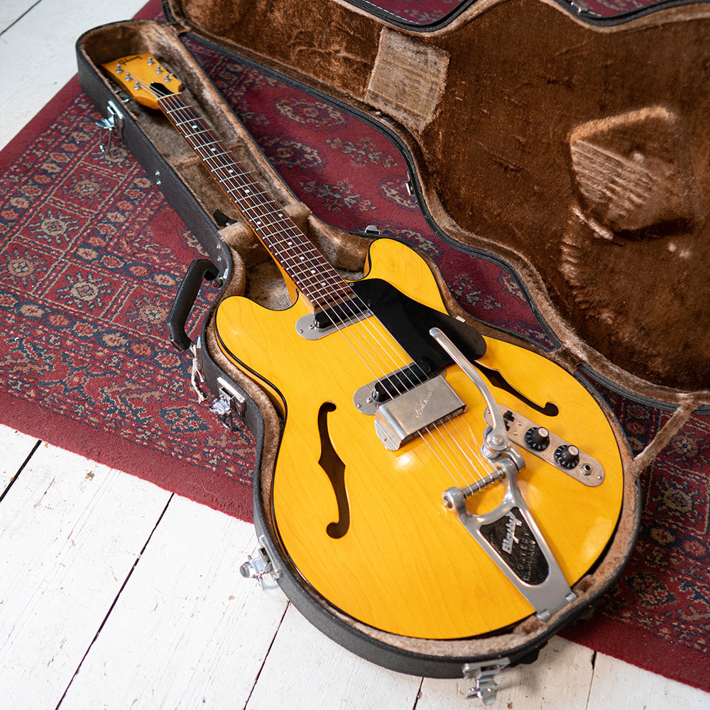 1972 Gibson ES320TD With HC - Natural Blonde - Preowned