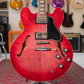 Epiphone ES-335 Figured Semi-Hollow Electric Guitar - Raspberry Burst - Preowned