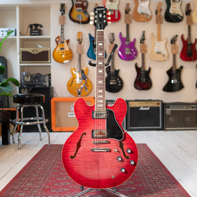 Epiphone ES-335 Figured Semi-Hollow Electric Guitar - Raspberry Burst - Preowned