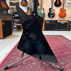 2003 Gibson Explorer Pro With Ebony Fingerboard And OHSC - Flame Maple Top Trans Black - Preowned
