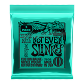 Ernie Ball 3626 Not Even Slinky Electric Guitar Strings 3 PACK - 12-56