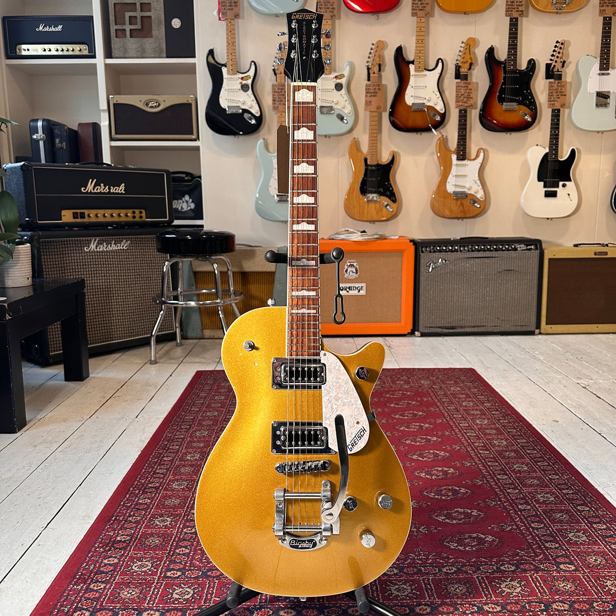 Gretsch g5438 pro jet gold hotsell