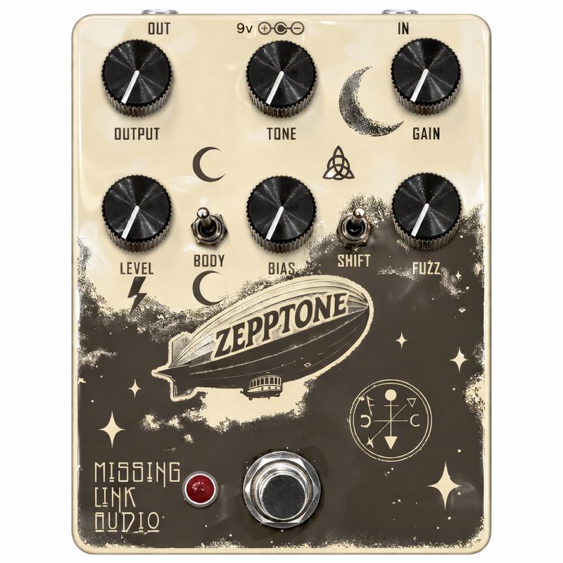Missing Link Audio Zepptone Overdrive/Fuzz Effects Pedal