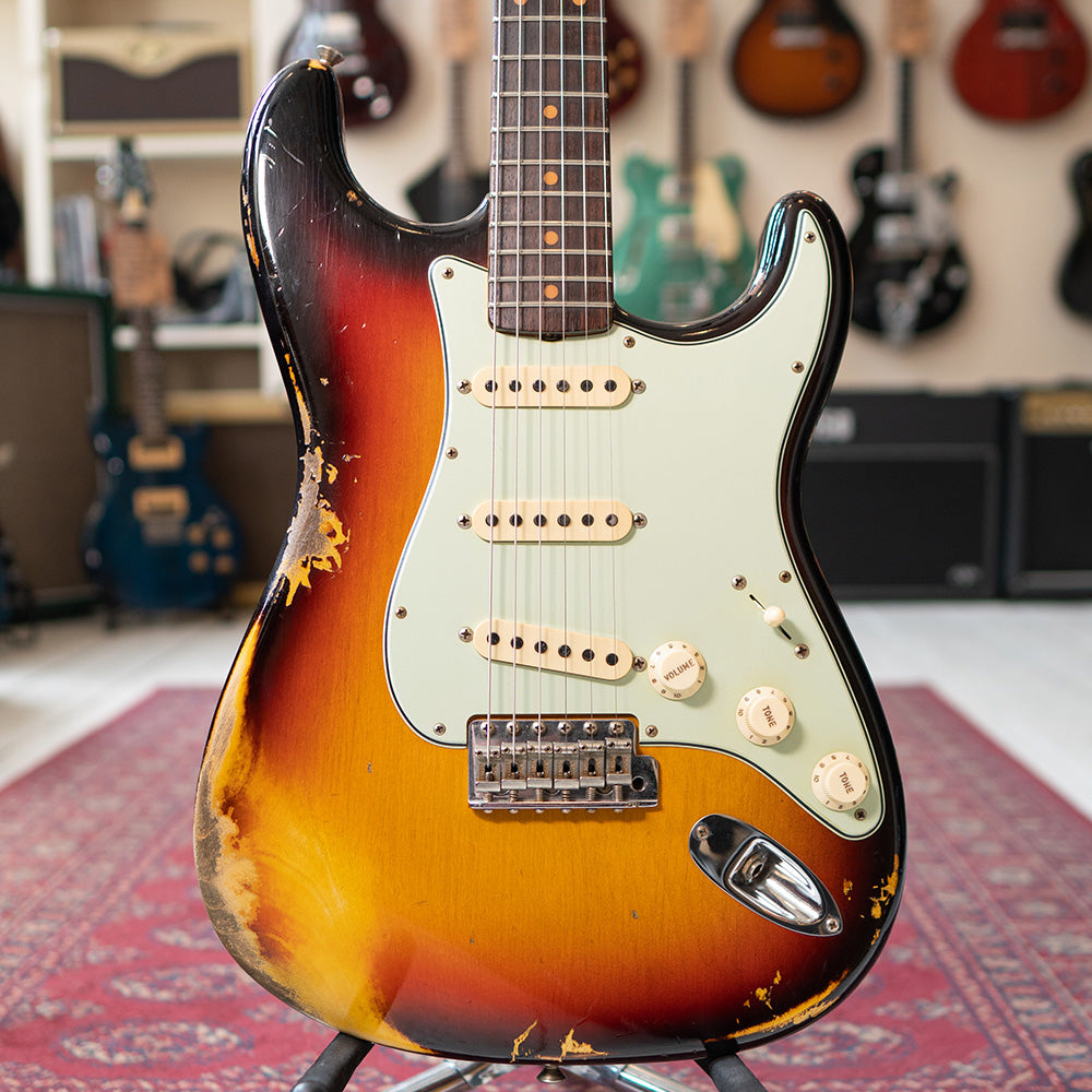 2019 Fender Custom Shop LTD Edition '59 Heavy Relic - 3 Tone Sunburst - OHSC - Preowned