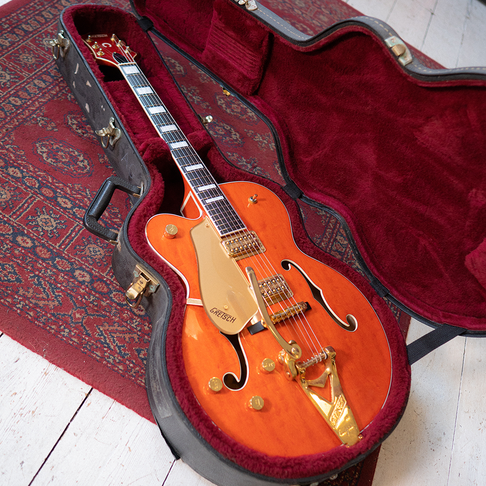 1995 Gretsch 6120LH 'Lefty' - Orange Stain - OHSC - Preowned