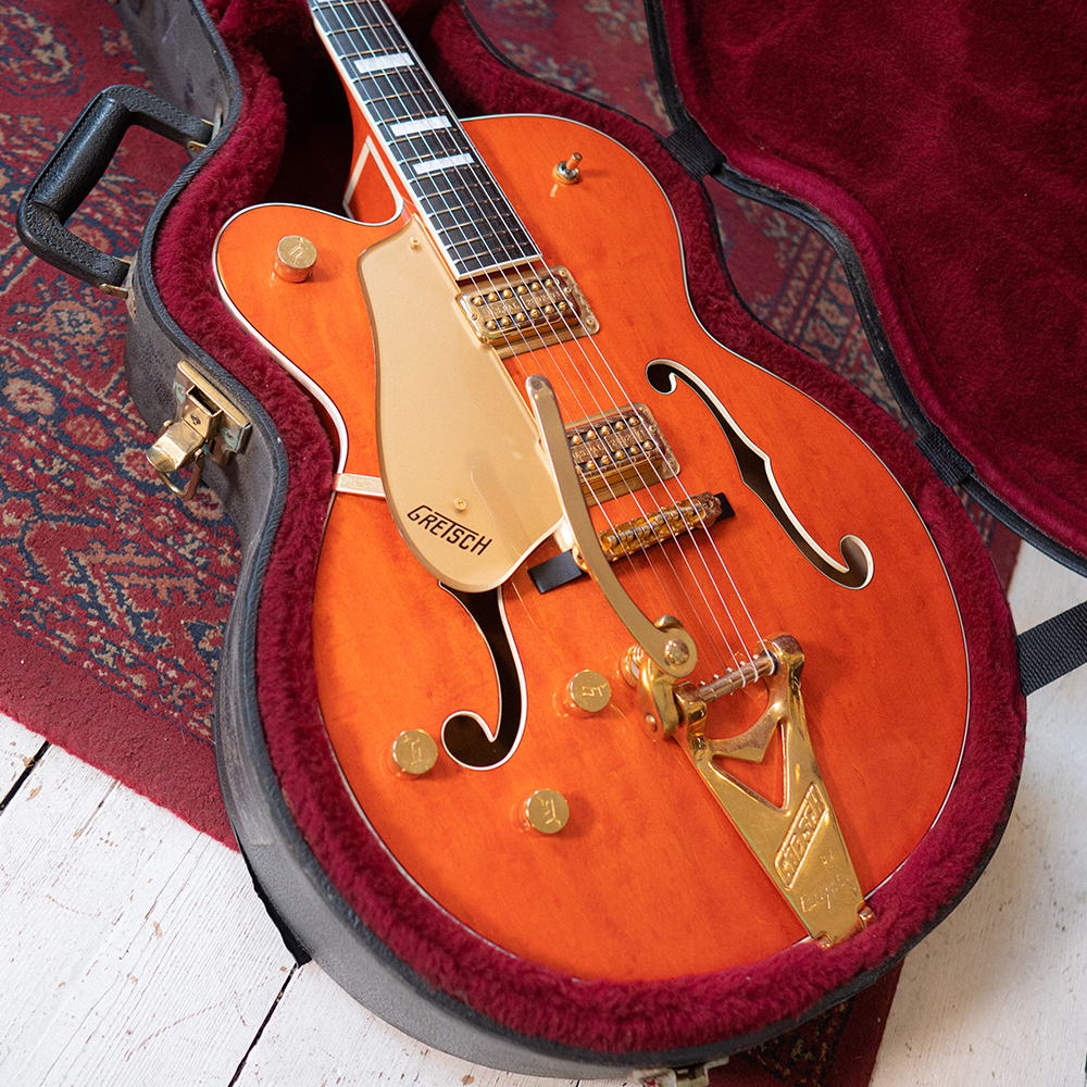 1995 Gretsch 6120LH 'Lefty' - Orange Stain - OHSC - Preowned