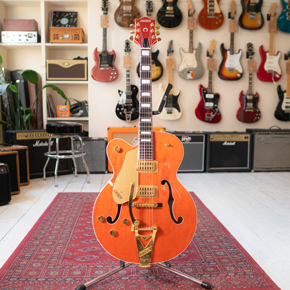 1995 Gretsch 6120LH 'Lefty' - Orange Stain - OHSC - Preowned