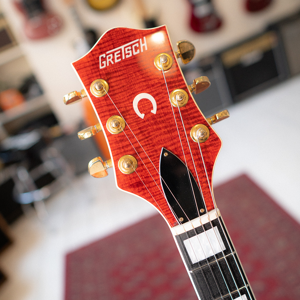 1995 Gretsch 6120LH 'Lefty' - Orange Stain - OHSC - Preowned