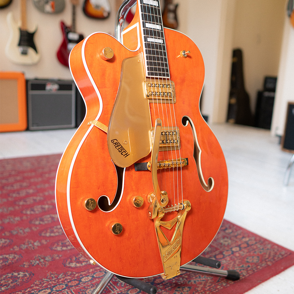 1995 Gretsch 6120LH 'Lefty' - Orange Stain - OHSC - Preowned