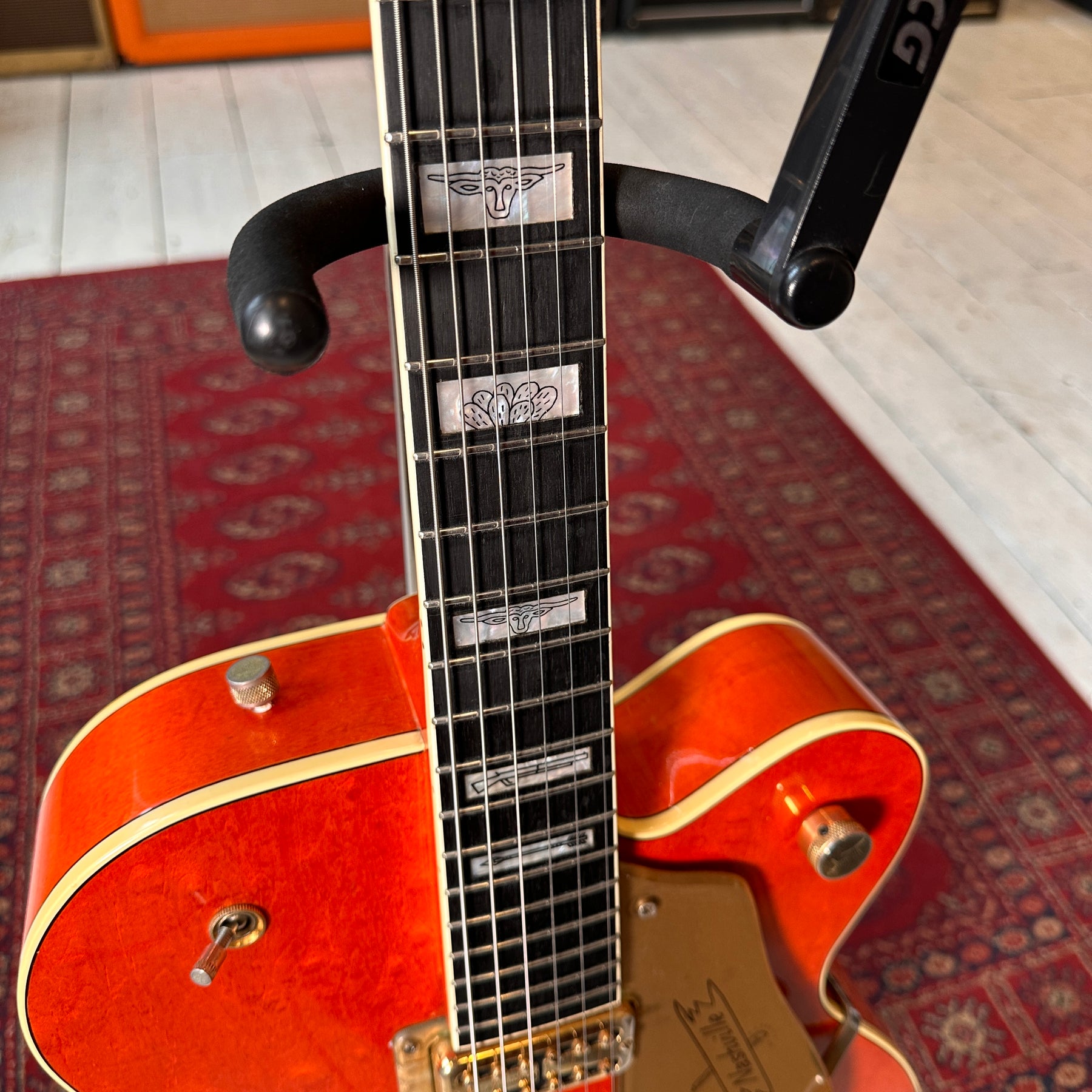 1992 Gretsch 6120 Nashville G Brand - Transparent Orange - OHSC - Preowned