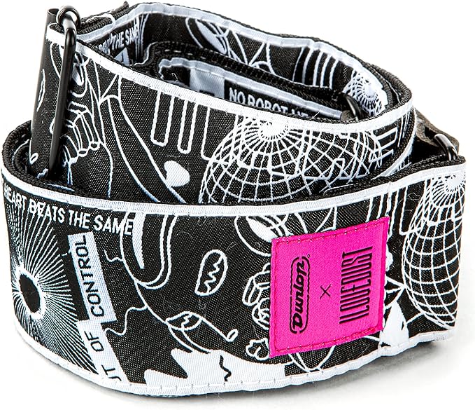 Jim Dunlop ILD11 I Love Dust Strap - Robot Heart