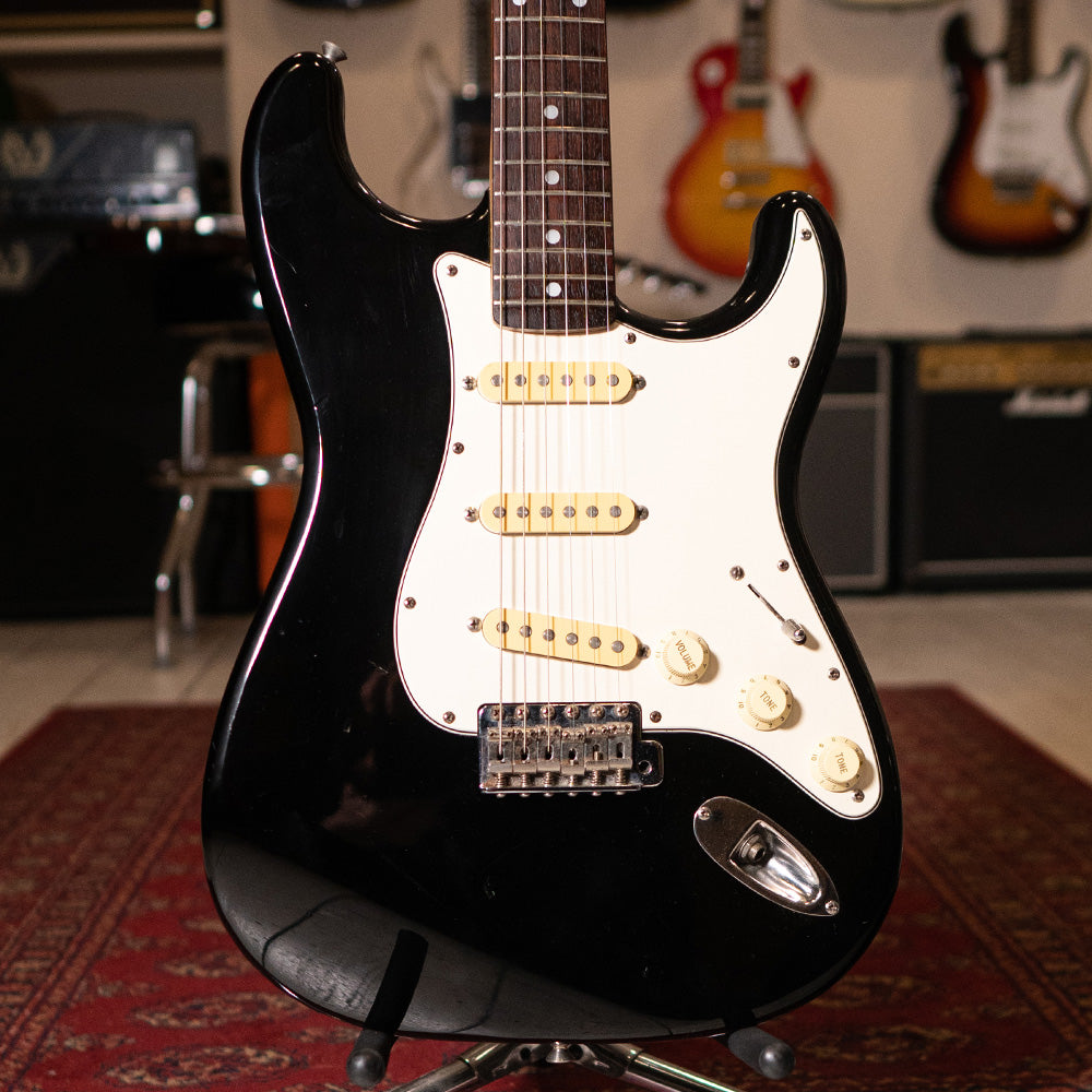 1995 Squier Made In Japan Stratocaster - Black - Preowned